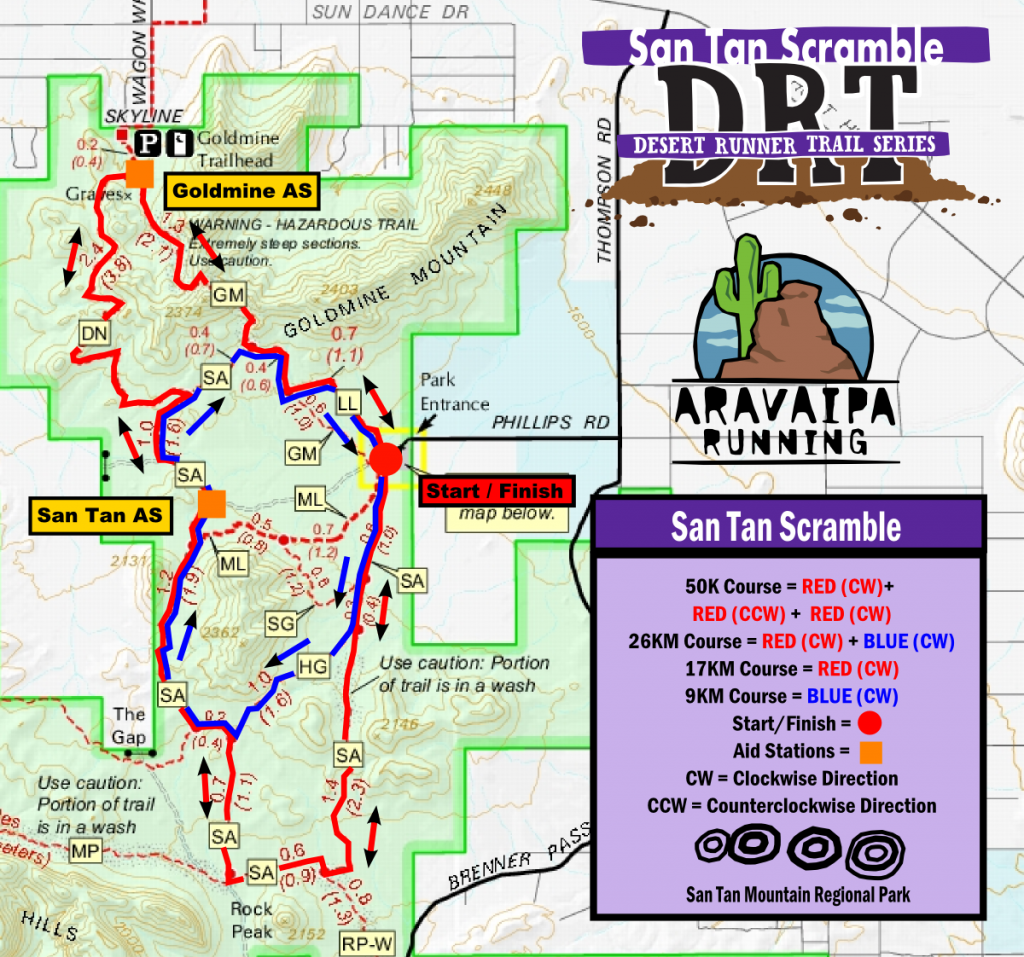 San Tan Scramble Trail Runs « Aravaipa Running