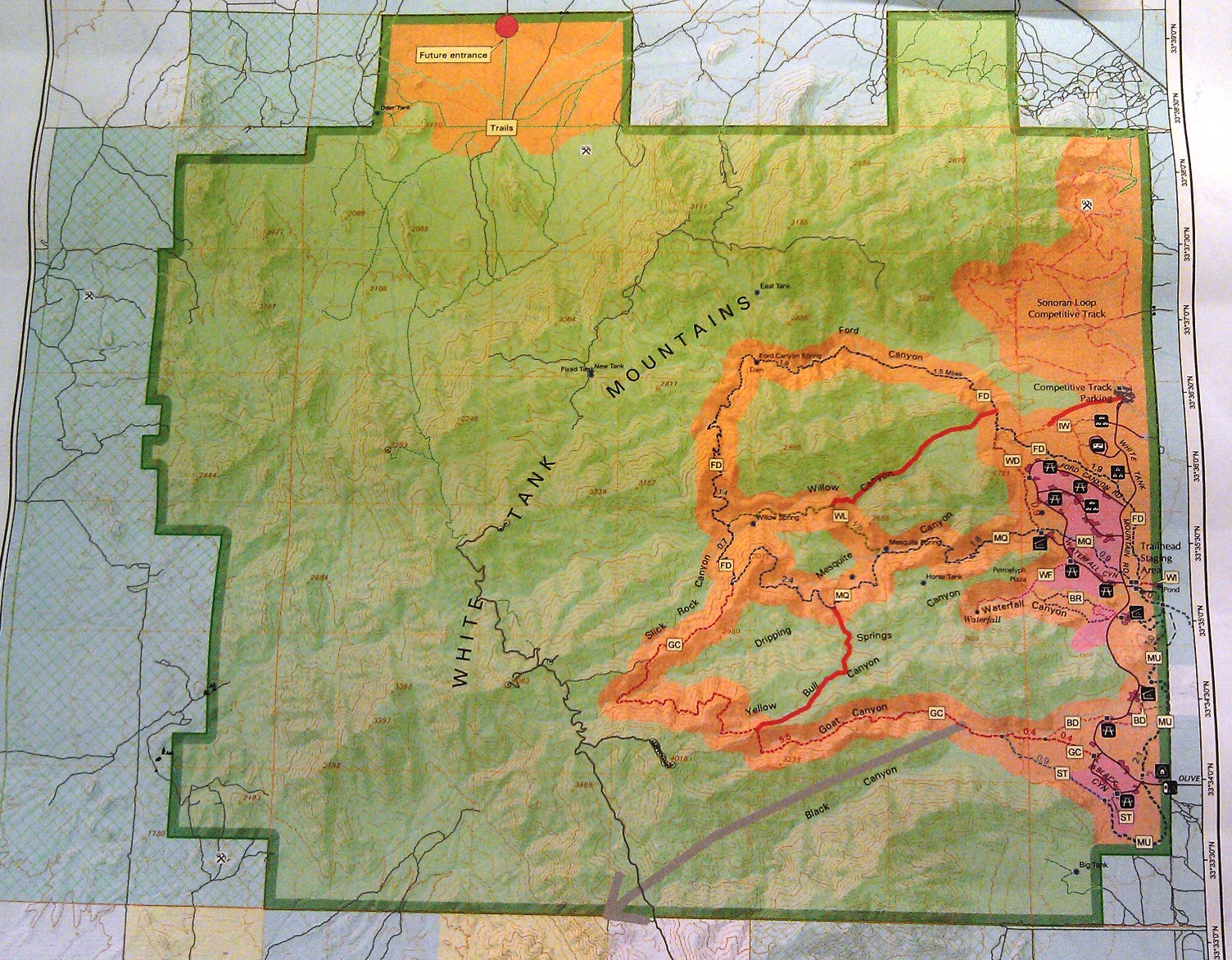White Tank Mountain Regional Park Master Plan  Aravaipa Running
