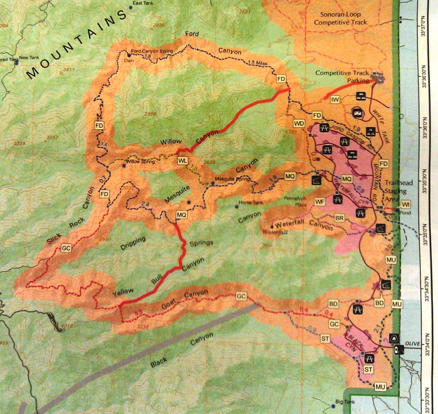 White Tank Mountain Regional Park Master Plan  Aravaipa Running